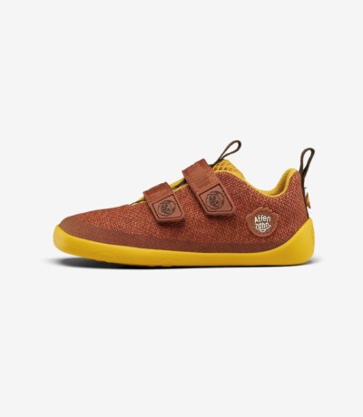 Affenzahn Sneaker knit happy, Lion, Barn