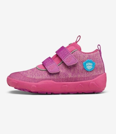 Affenzahn Lowboot Knit Happy, Flamingo, Barn