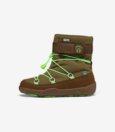 Affenzahn Barfods Snow Boot Vegan, Frog, Barn