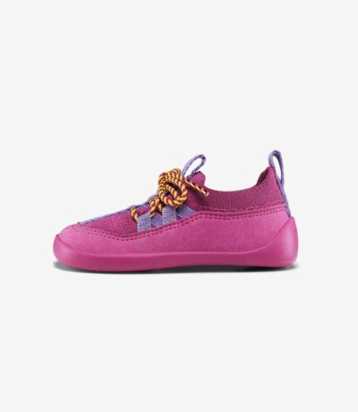 Affenzahn Baby Walker Knit Bird - Barfots prewalker i lys rosa