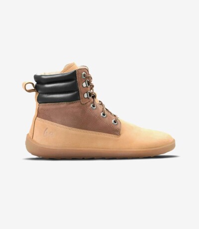 Be Lenka Nevada Neo barfodsstøvler, Herre - Sand & Dark Brown