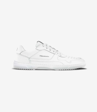 Barebarics Zing Læder Barfodssneakers Barebarics - Hvid