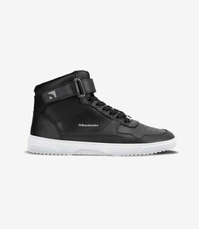 Barebarics Zing Læder High Top Sneakers - Sort/Hvid