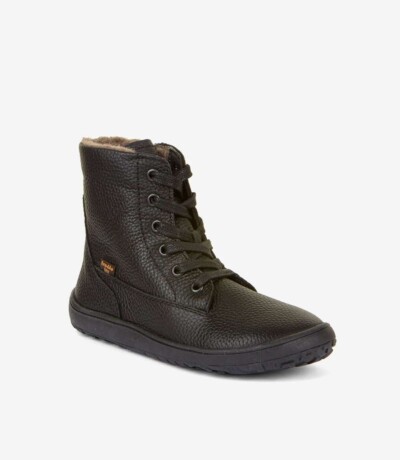 Froddo tex laces suede barfotstøvler - Svart