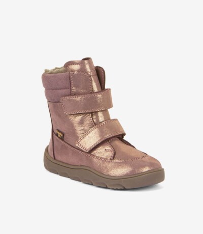 Froddo Zeru tex winter barfotstøvler - Pink gold