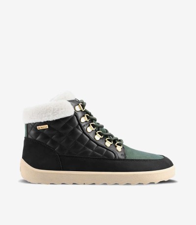 Be Lenka Olivia Barefoot Boots - Black & Dark Green