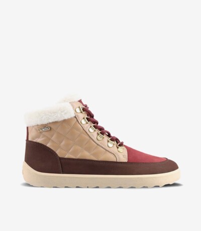 Be Lenka Olivia Barefoot Boots - Brown & Burgundy