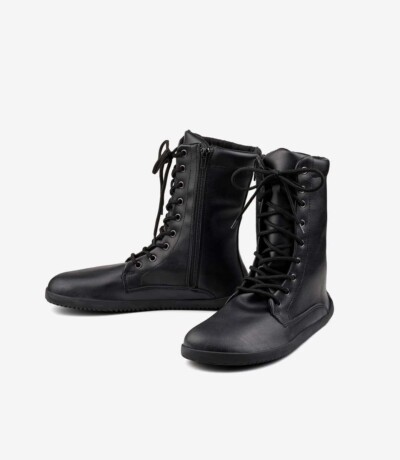 Ahinsa Jaya Ultra Comfort Women’s Fall/Winter Zip-up Boots – Black