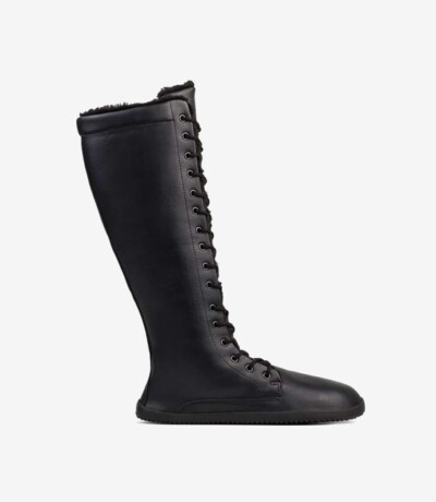 Ahinsa Barefoot Women’s Jaya Tall Winter - Black