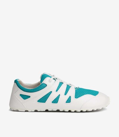 Ahinsa Chitra Trek&Trail barefoot white-blue sneakers