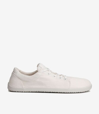 Ahinsa Vida barefoot white hemp sneakers