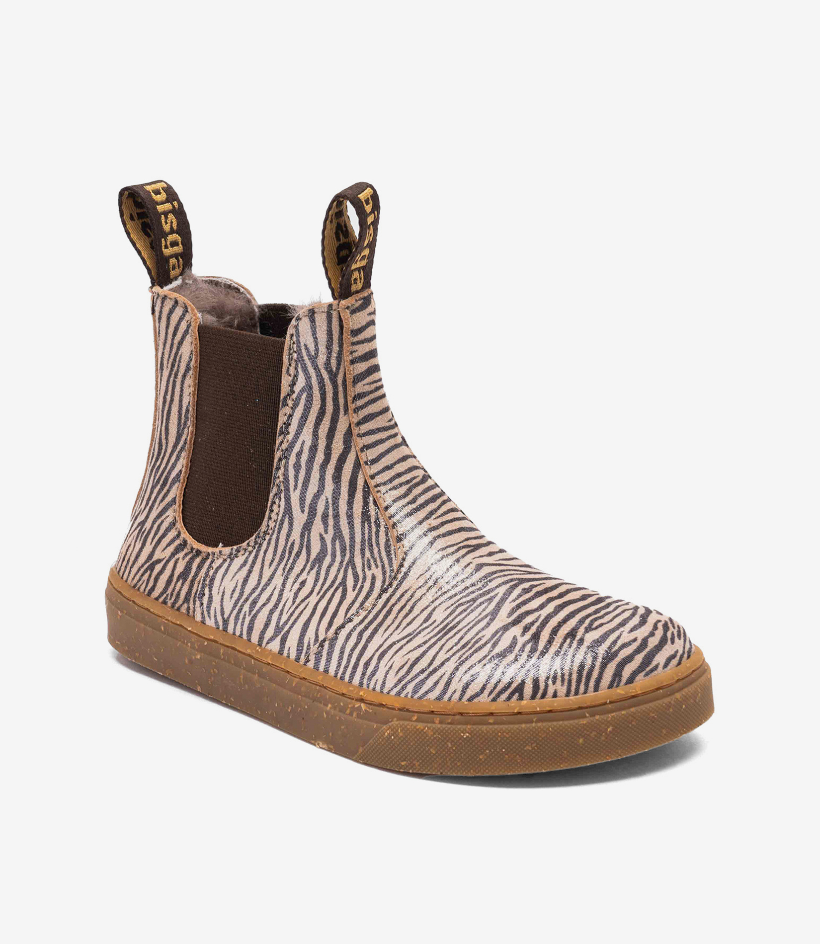 Bisgaard barefoot ene lamb boot, Zebra glitter