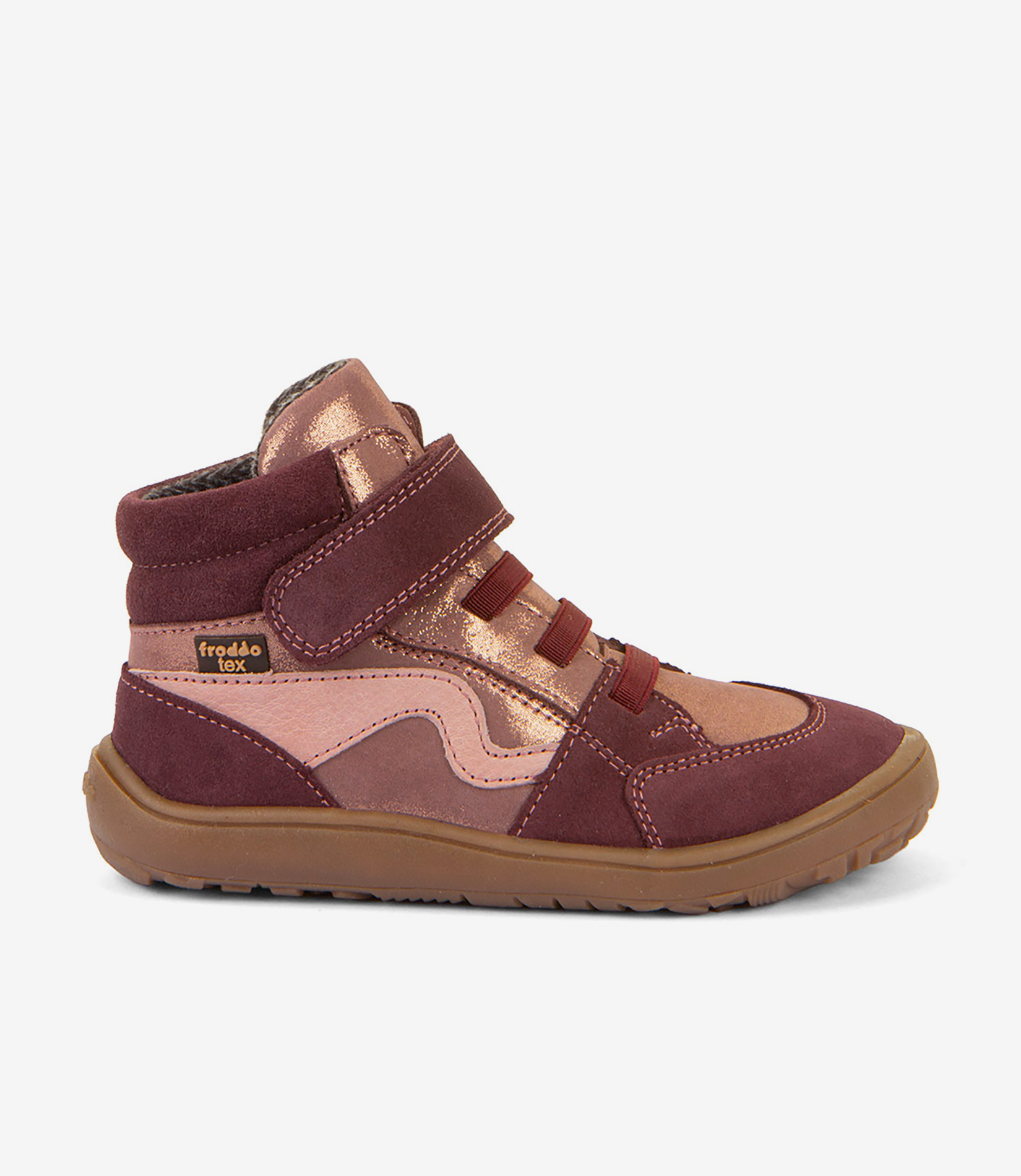 Froddo Children's Ankle Boots, Bordeaux/gold